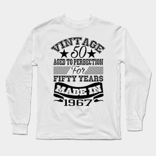 Vintage 50 age to perbection Long Sleeve T-Shirt